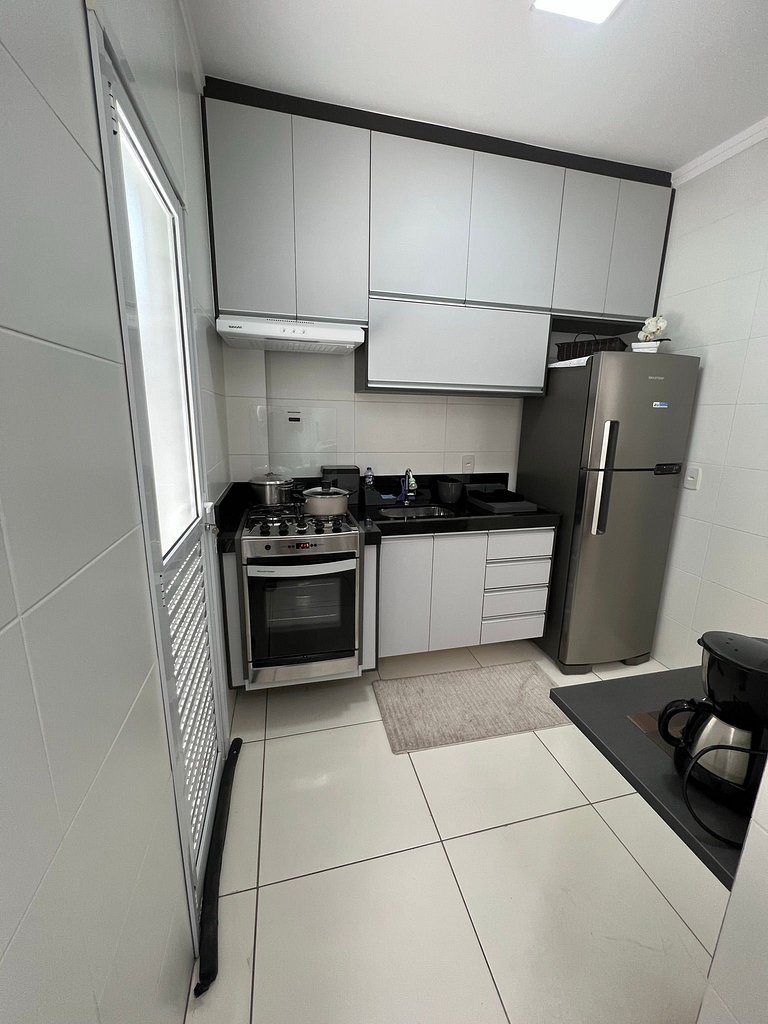 Apartamento de 1 dormitorio, Praia Grande Barbacoa