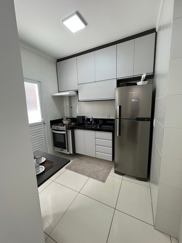 Apartamento de 1 dormitorio, Praia Grande Barbacoa