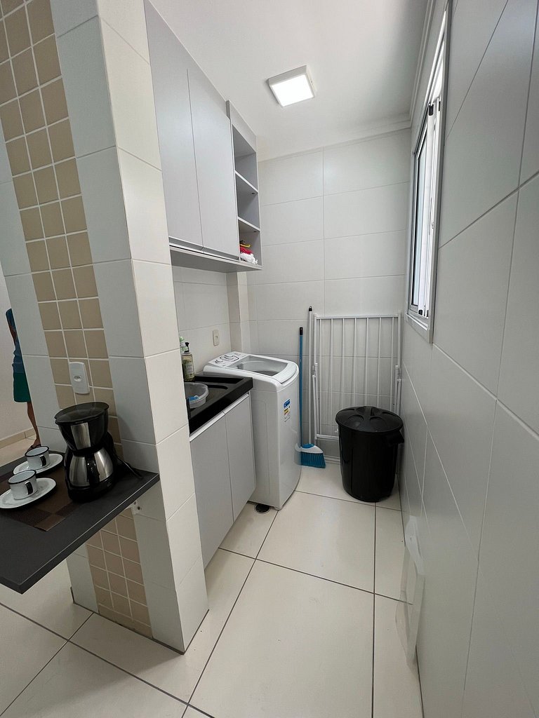 Apartamento de 1 dormitorio, Praia Grande Barbacoa