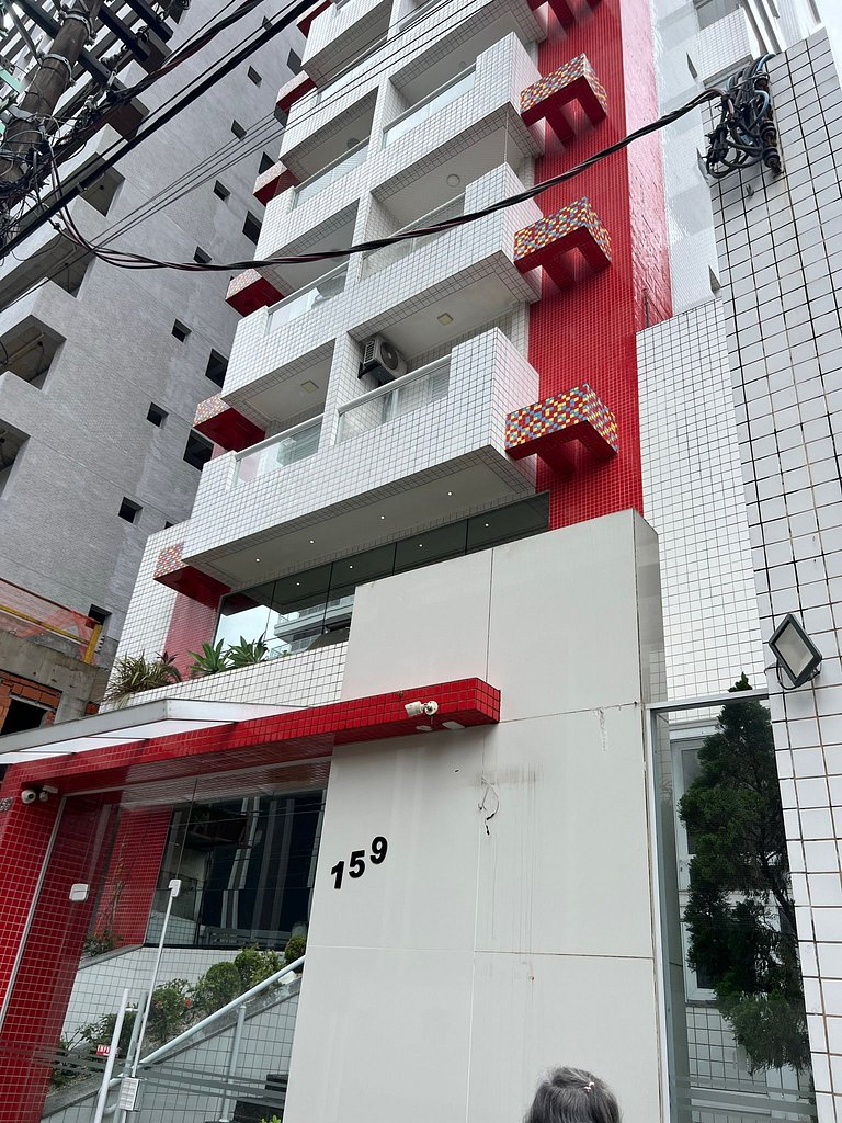 Apto Charmoso com Sacada Gourmet na melhor Praia