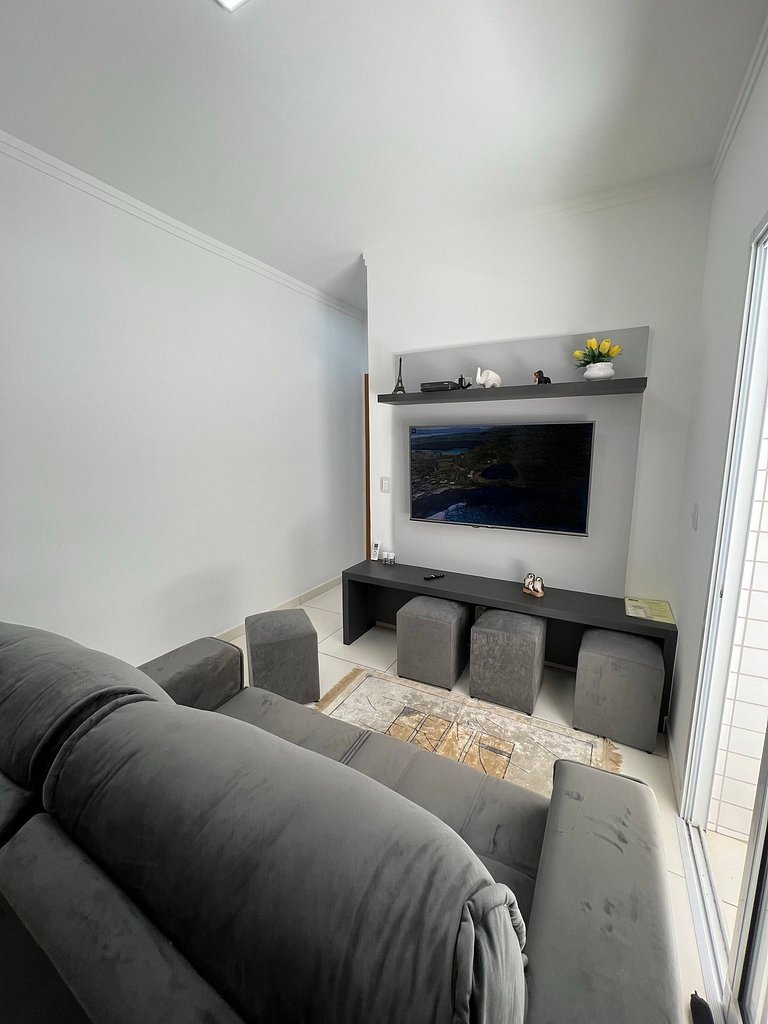 Apartamento de 1 dormitorio, Praia Grande Barbacoa